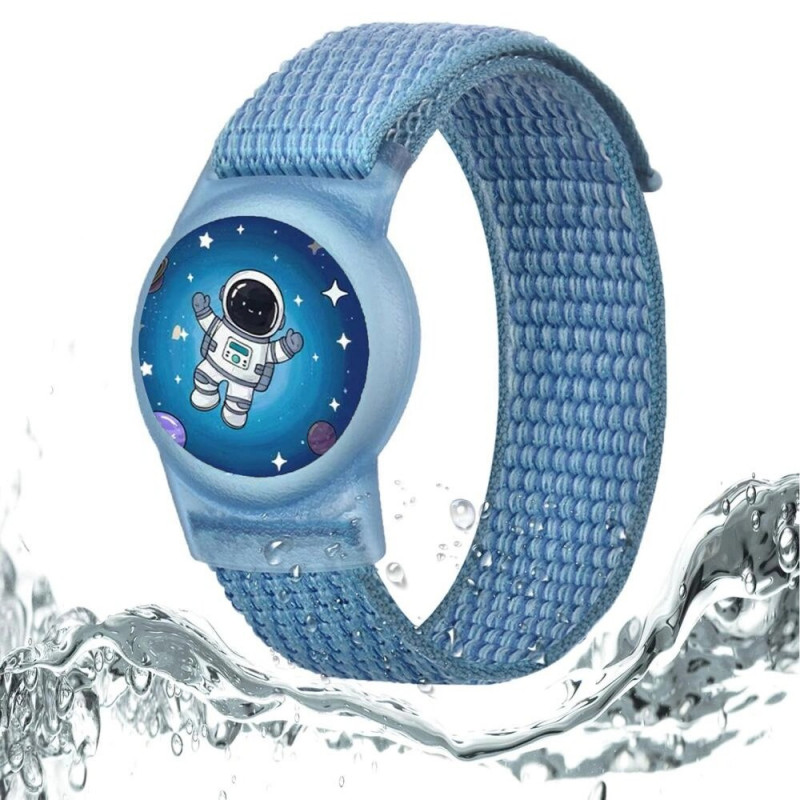Tech-Protect Nylon For Kids -hihna Apple AirTag 1 / 2 -laitteelle, Astronaut