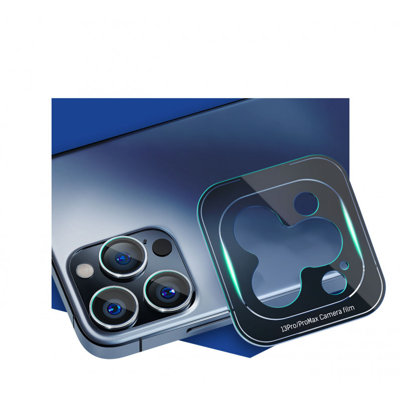 3MK Lens Protection Pro -kameran linssinsuojalasi Apple iPhone 13 mini -puhelimeen, 9H, hopea