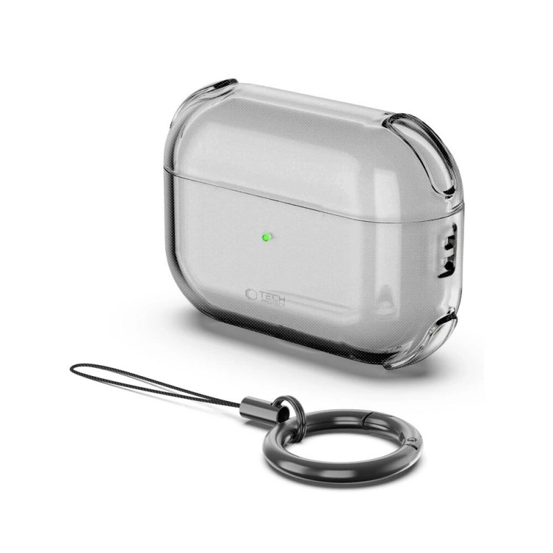 Tech-Protect Bounce -suojakotelo Apple AirPods Pro 3 -kuulokkeille, tuhkanharmaa