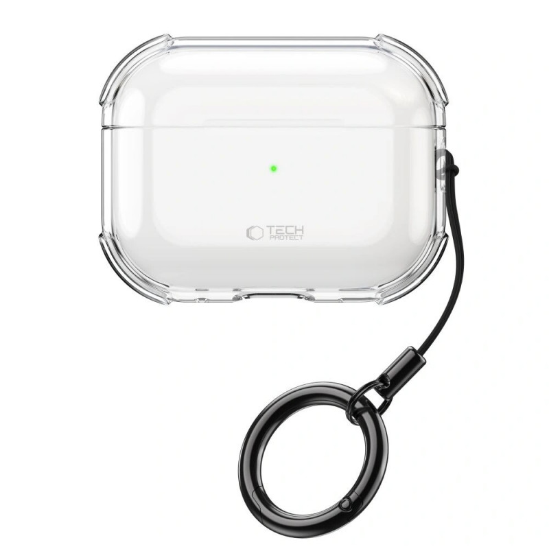 Tech-Protect Bounce -suojakotelo Apple AirPods Pro 3 -kuulokkeille, kirkas