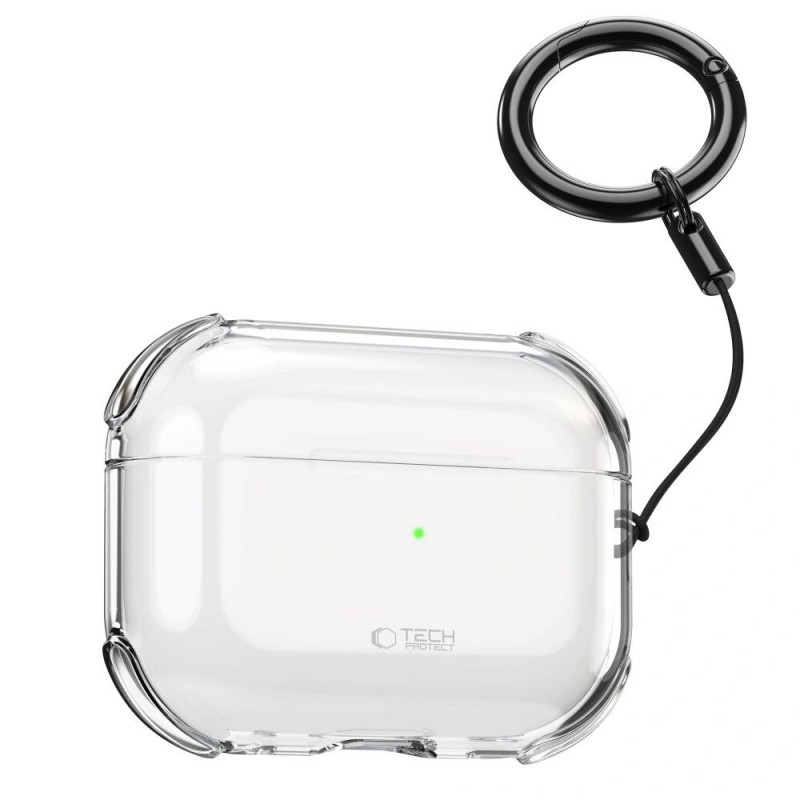 Tech-Protect Bounce -suojakotelo Apple AirPods Pro 3 -kuulokkeille, kirkas