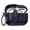 Tech-Protect Slim Hook -kotelo Apple AirPods Pro 3 -kuulokkeille, laivastonsininen