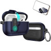 Tech-Protect Slim Hook -kotelo Apple AirPods Pro 3 -kuulokkeille, laivastonsininen