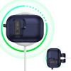 Tech-Protect Slim Hook -kotelo Apple AirPods Pro 3 -kuulokkeille, laivastonsininen
