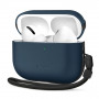 Tech-Protect NaturalFit -kotelo Apple AirPods Pro 3 -kuulokkeille, laivastonsininen