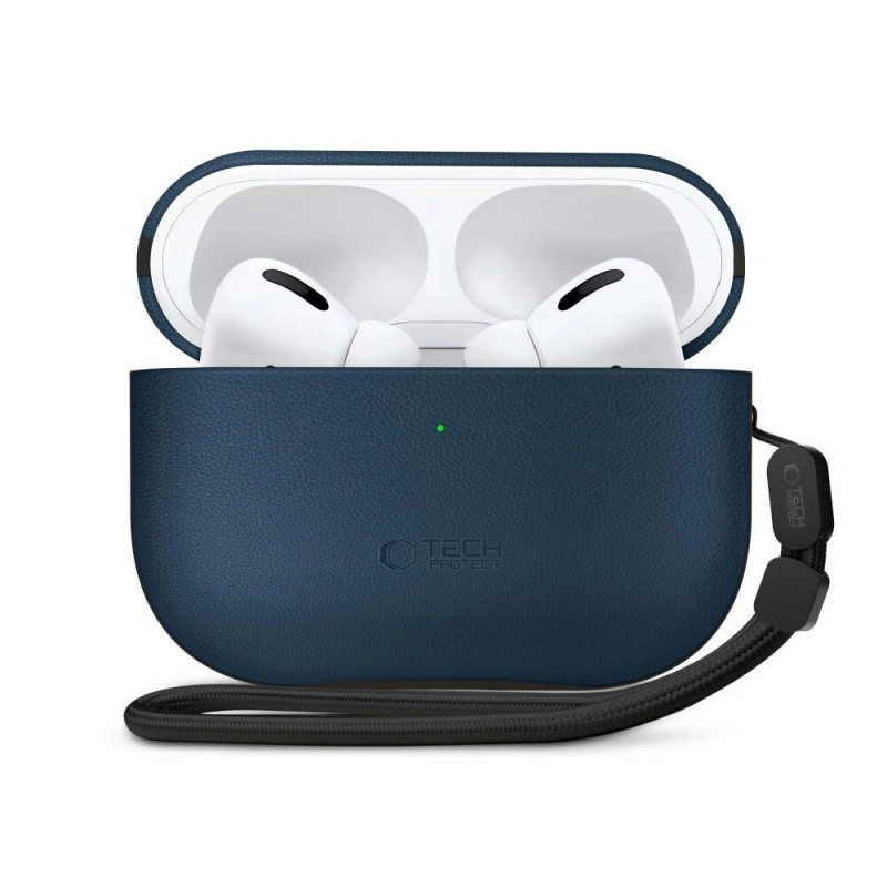 Tech-Protect NaturalFit -kotelo Apple AirPods Pro 3 -kuulokkeille, laivastonsininen