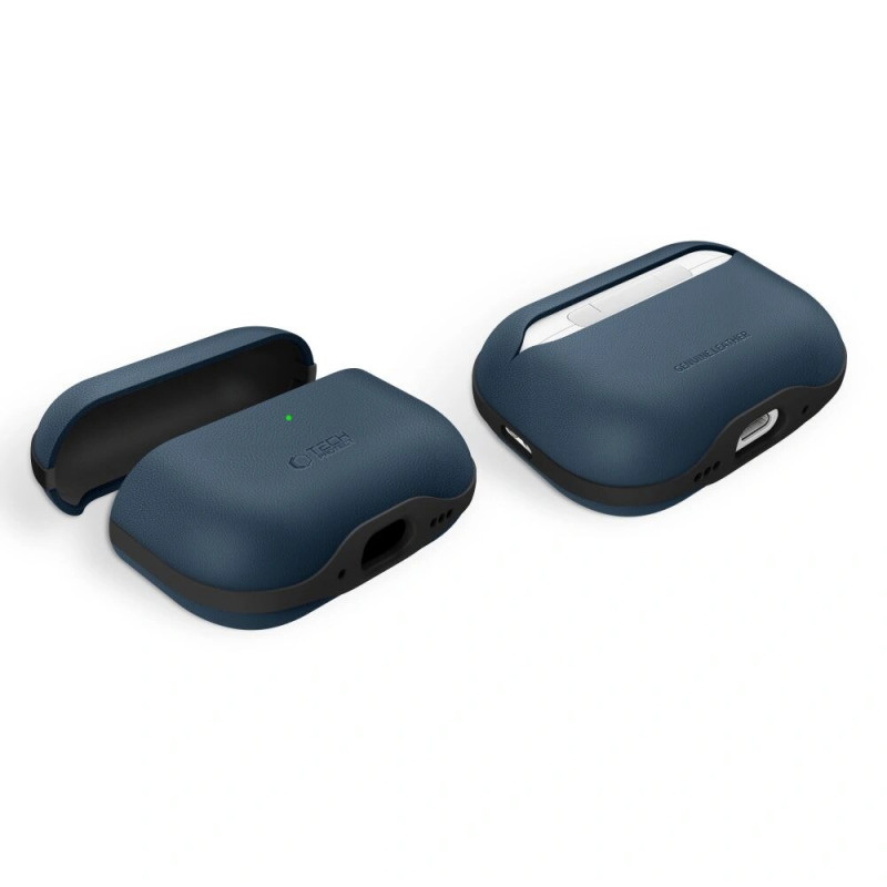Tech-Protect NaturalFit -kotelo Apple AirPods Pro 3 -kuulokkeille, laivastonsininen