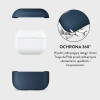 Tech-Protect NaturalFit -kotelo Apple AirPods Pro 3 -kuulokkeille, laivastonsininen