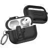 Tech-Protect Slim Hook -kotelo Apple AirPods Pro 3 -kuulokkeille, musta