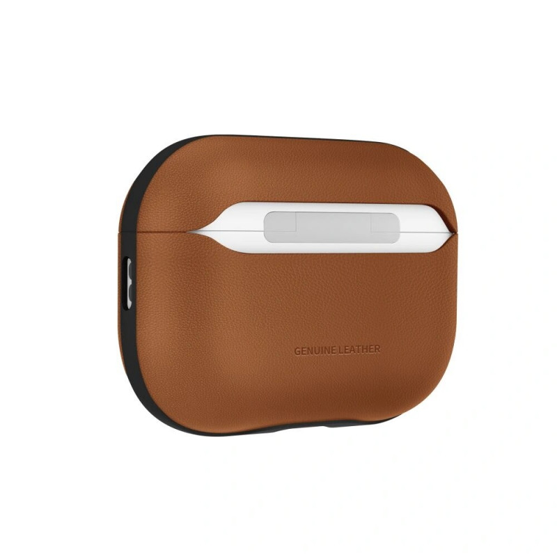 Tech-Protect NaturalFit -kotelo Apple AirPods Pro 3 -kuulokkeille, ruskea