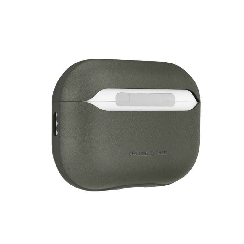 Tech-Protect NaturalFit -kotelo Apple AirPods Pro 3 -kuulokkeille, oliivinvihreä
