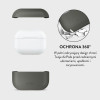 Tech-Protect NaturalFit -kotelo Apple AirPods Pro 3 -kuulokkeille, oliivinvihreä