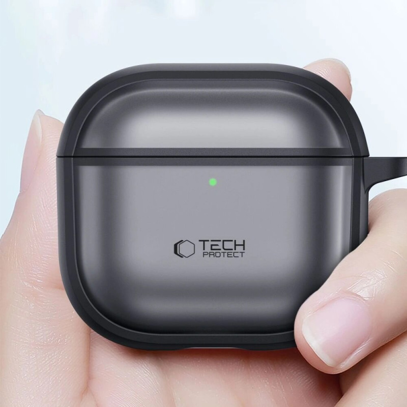 Tech-Protect Magmat -kotelo Apple AirPods Pro 3 -kuulokkeille, mattamusta