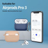 Tech-Protect Silicone Hook -silikonikuori Apple AirPods Pro 3 -kuulokkeille, liitukivenharmaa