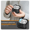 Tech-Protect Carbonox MagSafe -kotelo Apple AirPods Pro 3 -kuulokkeille, THP4731, musta