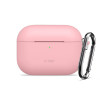 Tech-Protect Silikoninen Hook-kuori Apple AirPods Pro 3, pinkki