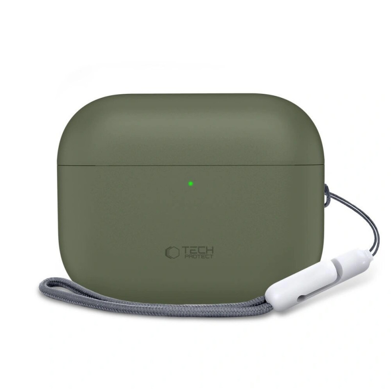 Tech-Protect Silikonikuori Apple AirPods Pro 3 oliivinvihreä