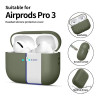 Tech-Protect Silikonikuori Apple AirPods Pro 3 oliivinvihreä