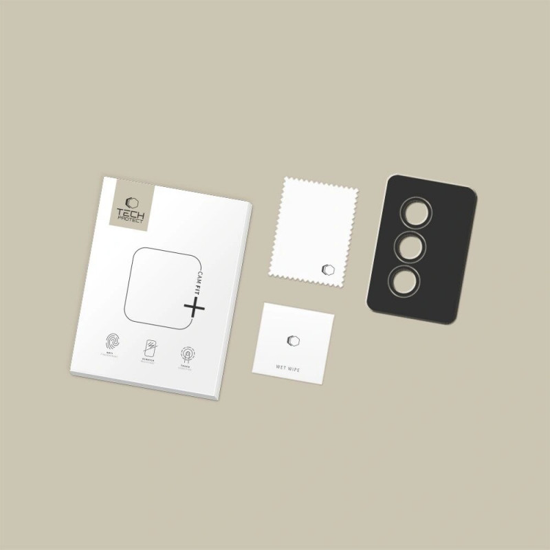 Tech-Protect Camring Fit+ kameran linssinsuoja Samsung Galaxy S25 FE kirkas