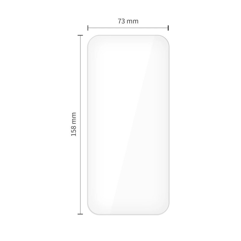 Tech-Protect Easy Set+ Samsung Galaxy S25 FE kirkas (2+1 kpl)