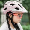 Rockbros LK-67 Nuorten pyöräilykypärä irrotettavalla visiirillä 54–58 cm, pinkki