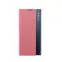 Hurtel New Sleep Case suojakotelo Samsung Galaxy S25 Ultra -puhelimelle, läppäkansi ja teline, pinkki