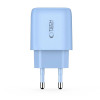 Tech-Protect NCA30 USB-A, USB-C -verkkolaturi PD 30W / QC3.0 vaaleansininen