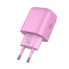 Tech-Protect NCA30 USB-A, USB-C verkkolaturi PD 30W / QC3.0 vaaleanpunainen
