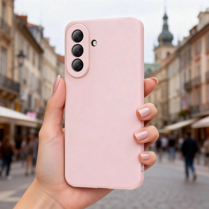 Tech-Protect Icon -suojakotelo Samsung Galaxy A57 5G -puhelimelle, pinkki