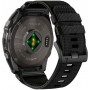 Tech-Protect Nylon Classic -kellonranneke Garmin Fenix 5X / 5X Plus / 6X / 6X Pro / 7X / 8 / 8 Pro / 9 / 9 Pro 47 mm, musta