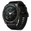 Tech-Protect Nylon Classic -kellonranneke Garmin Fenix 5X / 5X Plus / 6X / 6X Pro / 7X / 8 / 8 Pro / 9 / 9 Pro 47 mm, musta