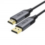 Tech-Protect UltraBoost DisplayPort / HDMI 2.0 -kaapeli, 4K 60 Hz, 200 cm, musta