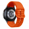 Tech-Protect Silikoninen Sport-ranneke Samsung Galaxy Watch 4/5/5 Pro/6/7/FE -kelloille, oranssi