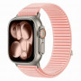Tech-Protect NylonLoop -ranneke Apple Watch 8 / 9 / 10 / 11 / 12 / SE (40 / 41 / 42 mm), vaaleanpunainen