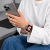 Tech-Protect NylonLoop -ranneke Apple Watch 8 / 9 / 10 / 11 / 12 / SE (40 / 41 / 42 mm), vaaleanpunainen