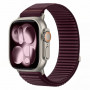 Tech-Protect NylonLoop -ranneke Apple Watch 8 / 9 / 10 / 11 / 12 / SE (40 / 41 / 42 mm), Deep Burgundy
