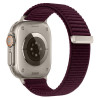 Tech-Protect NylonLoop -ranneke Apple Watch 8 / 9 / 10 / 11 / 12 / SE (40 / 41 / 42 mm), Deep Burgundy