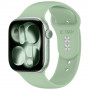 Tech-Protect silikoniranneke Apple Watch 8 / 9 / 10 / 11 / 12 / SE (40 / 41 / 42 mm), pistaasi