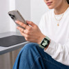 Tech-Protect silikoniranneke Apple Watch 8 / 9 / 10 / 11 / 12 / SE (40 / 41 / 42 mm), pistaasi