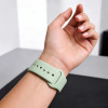 Tech-Protect silikoniranneke Apple Watch 8 / 9 / 10 / 11 / 12 / SE (40 / 41 / 42 mm), pistaasi