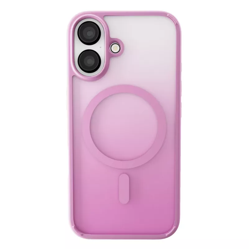 Puro Gradient MagSafe -silikonikuori iPhone 16:lle, pinkki