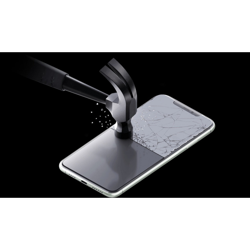 3MK NeoGlass -komposiittilasinäytönsuojus Samsung Galaxy S21 -puhelimelle, musta