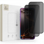 Tech-Protect Glass SPY+ yksityisyyskalvo karkaistu lasi Apple iPhone 18 Pro:lle (2 kpl)