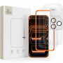 Tech-Protect Easy Set+ karkaistu lasi -sarja Apple iPhone 18 Pro -näytölle ja kameralle, kirkas (3 kpl)