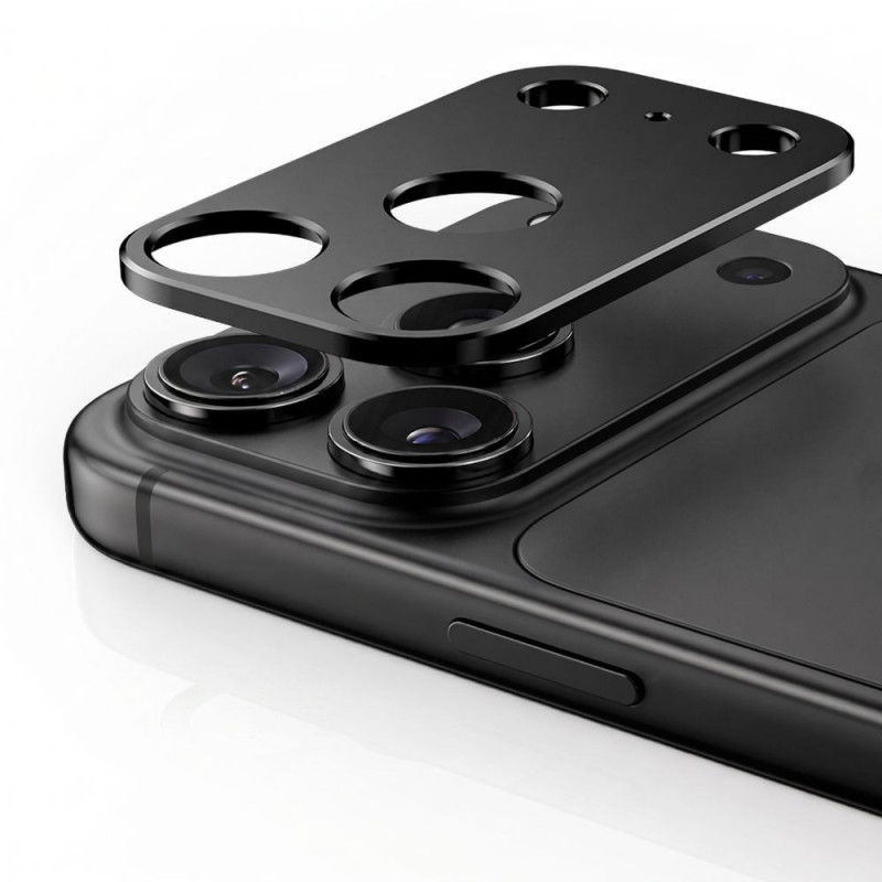 Tech-Protect Camalloy Fit+ -kameransuojus Apple iPhone 18 Pro -puhelimelle, musta
