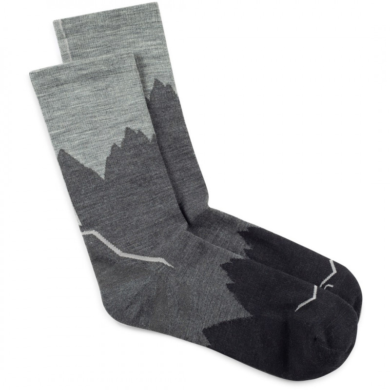 Buff Merino Lightweight Crew Sock LWC3, musta, L