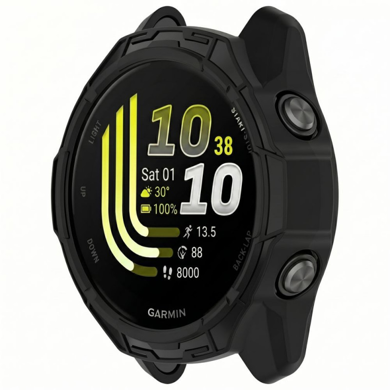 Tech-Protect Defense Air -suojakotelo Garmin Forerunner 70 / 170 -kelloille, musta
