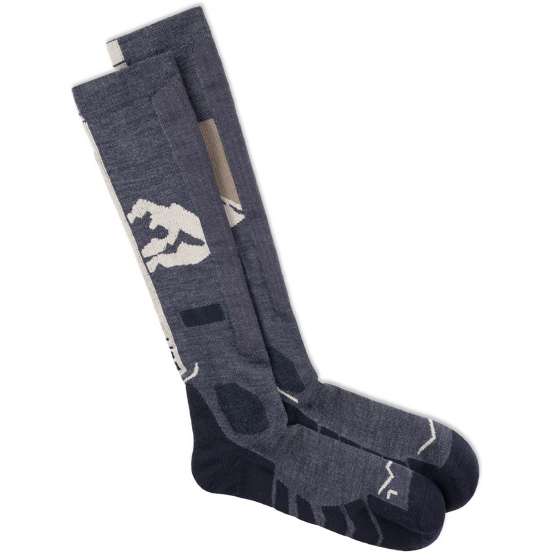 Buff Merino HW Over The Calf -sukat HWO1, Night Blue, L