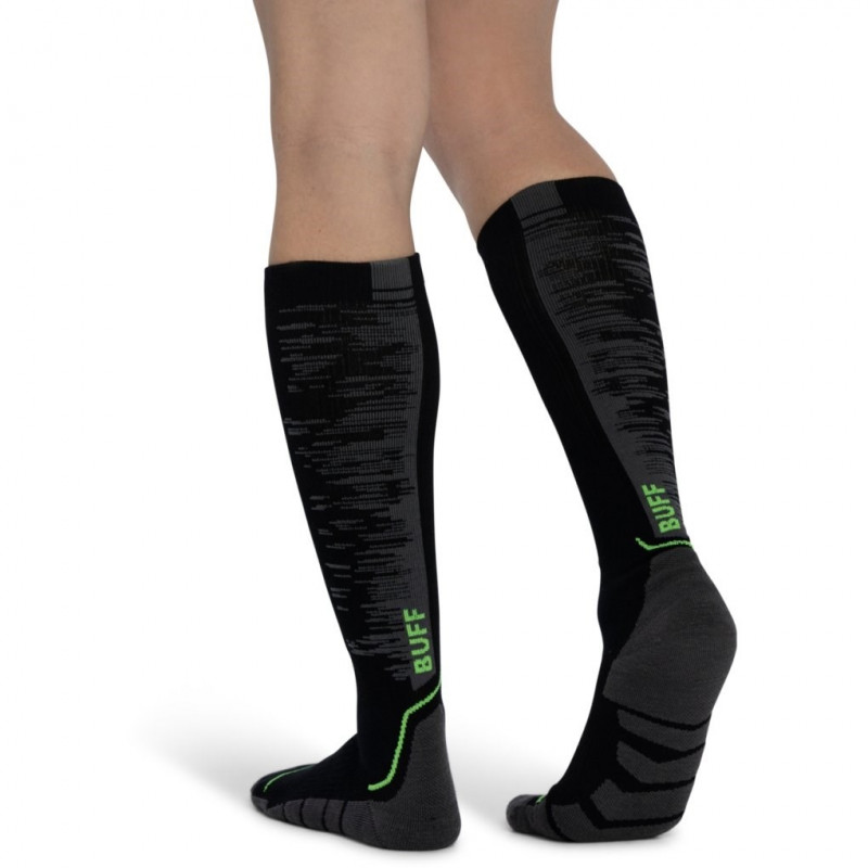 Buff Merino HW Over The Calf Socks HWO2 mustat L