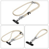 Tech-Protect C10S Rope Crossbody- ja ranneke -setti, Desert Beige/Titaani